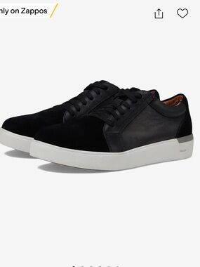 Rockport Works Parissa SD35 Work Sneakers US 9W Wide Black Leather CT SR EUC